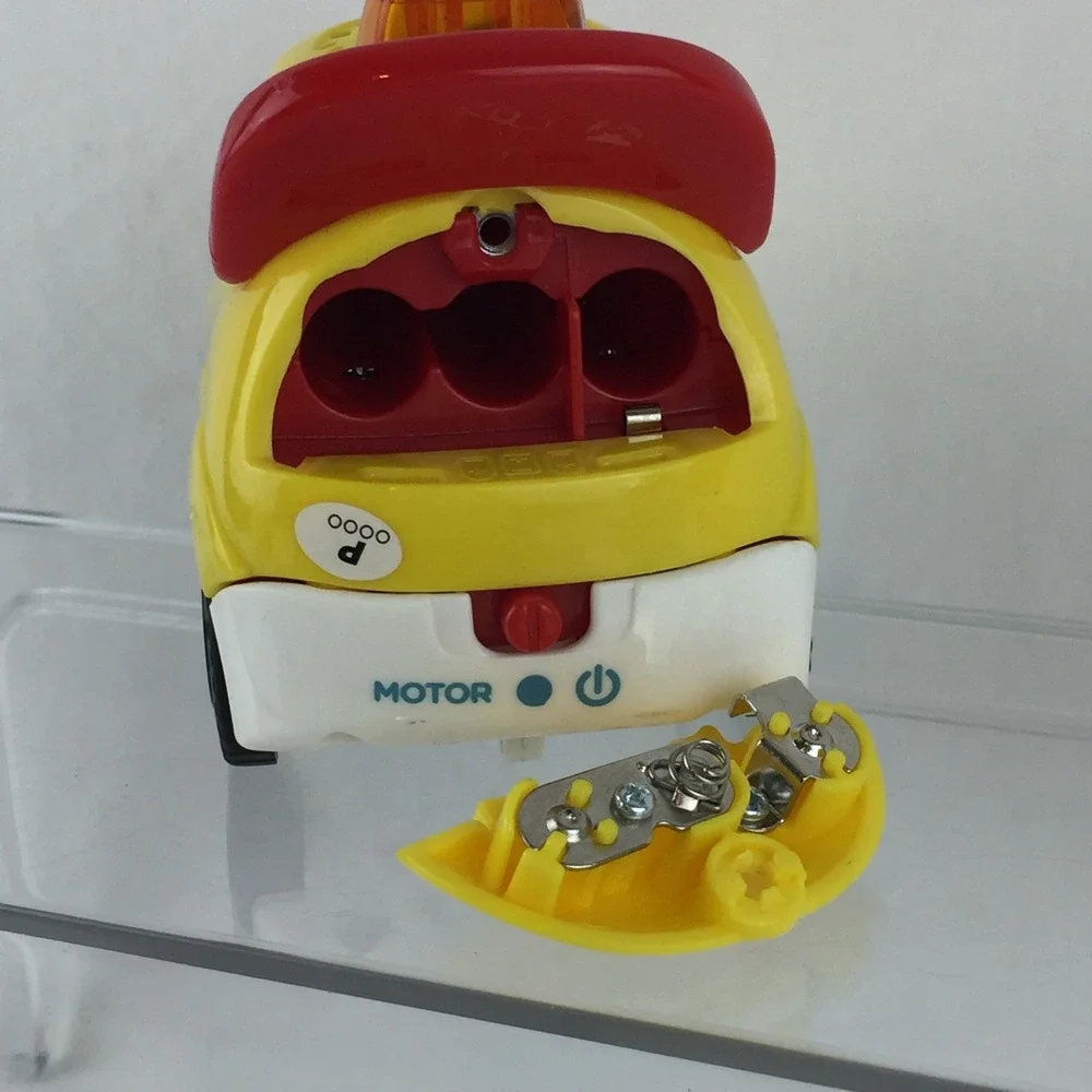 VTech Go Go Smart Wheels Race Car Lot of 2 Orange Yellow Lights Sounds Tested‎
